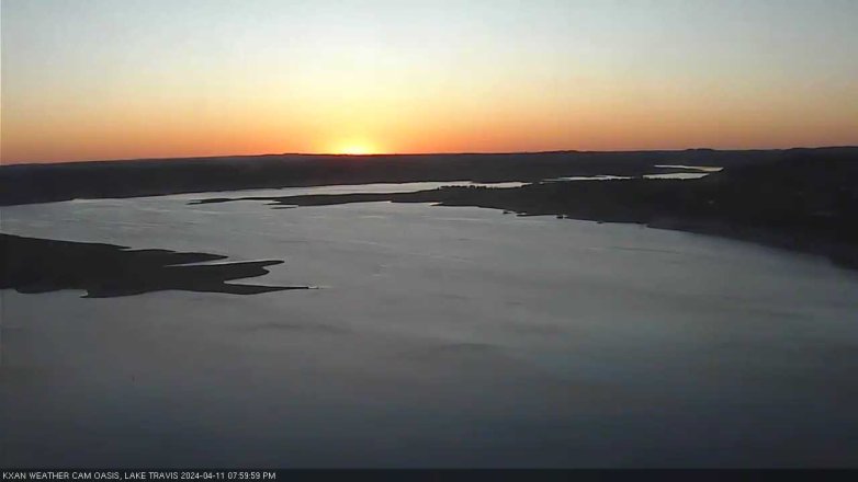 Lake Travis webcam, April 11, 2024 8:00 PM CT