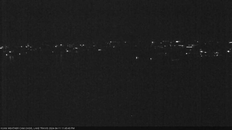 Lake Travis webcam, April 11, 2024 11:45 PM CT