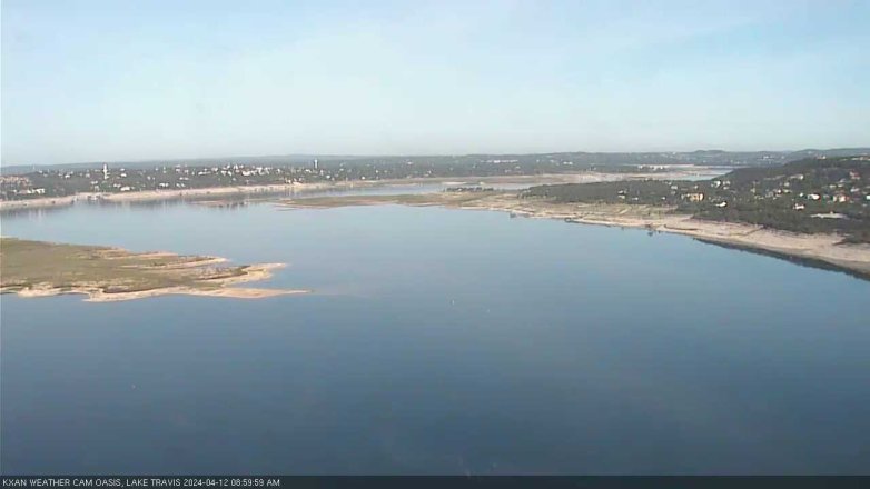 Lake Travis webcam, April 12, 2024 9:00 AM CT