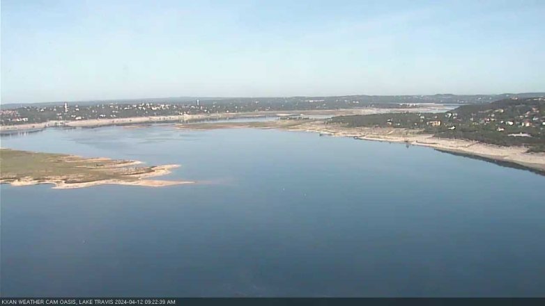 Lake Travis webcam, April 12, 2024 9:25 AM CT