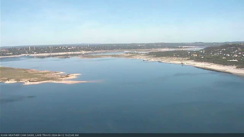 Lake Travis webcam, April 12, 2024 10:25 AM CT