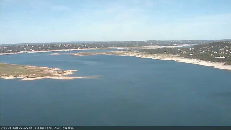 Lake Travis webcam, April 12, 2024 11:00 AM CT