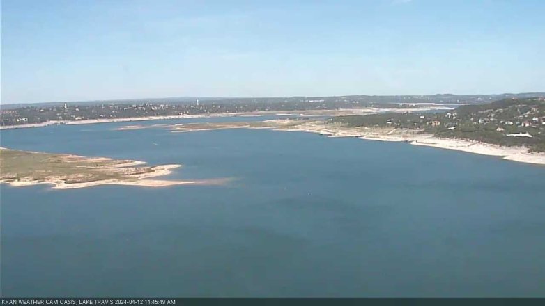 Lake Travis webcam, April 12, 2024 11:45 AM CT