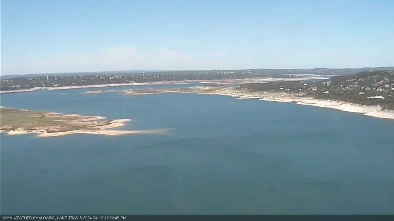 Lake Travis webcam, April 12, 2024 12:25 PM CT