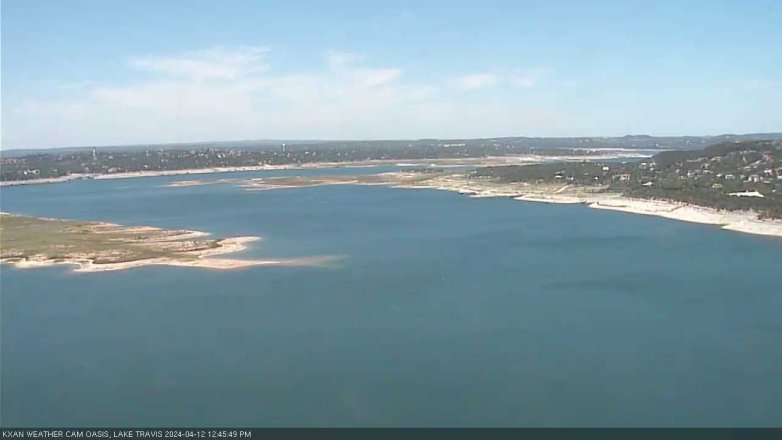 Lake Travis webcam, April 12, 2024 12:45 PM CT