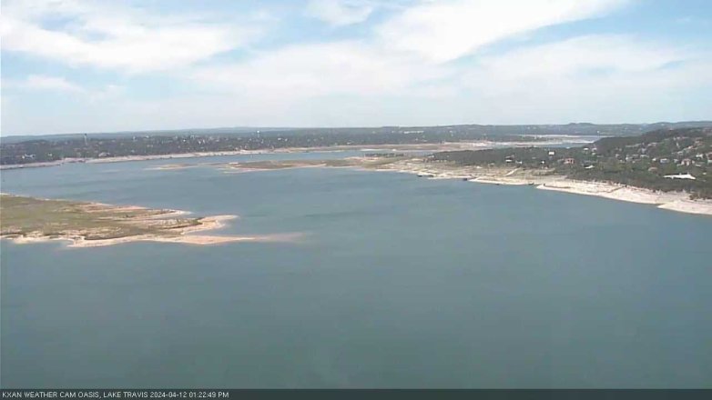 Lake Travis webcam, April 12, 2024 1:25 PM CT