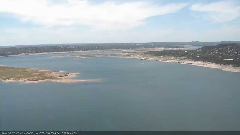 Lake Travis webcam, April 12, 2024 2:25 PM CT