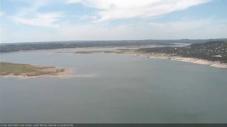 Lake Travis webcam, April 12, 2024 2:45 PM CT