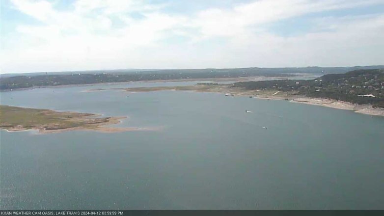 Lake Travis webcam, April 12, 2024 4:00 PM CT