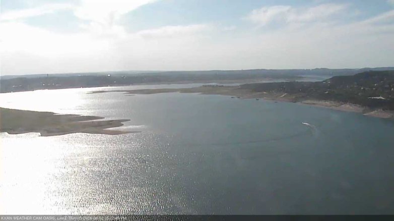 Lake Travis webcam, April 12, 2024 5:25 PM CT