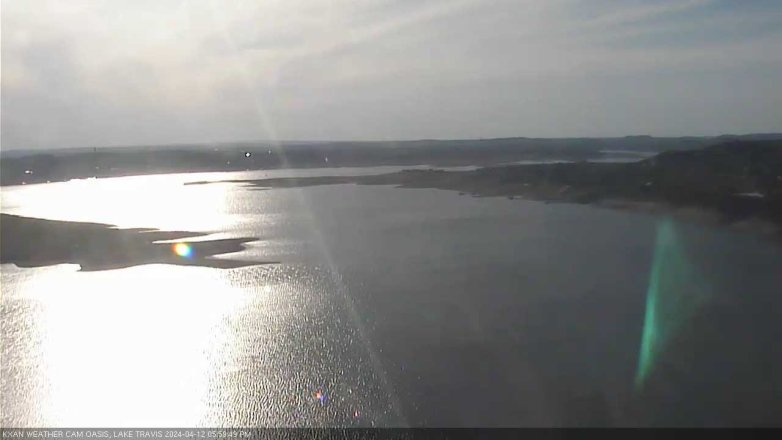 Lake Travis webcam, April 12, 2024 6:00 PM CT