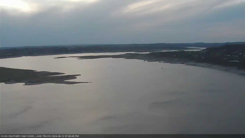 Lake Travis webcam, April 12, 2024 7:45 PM CT