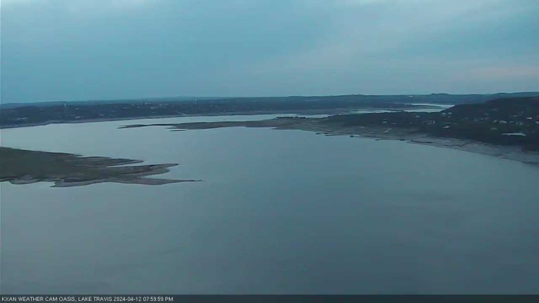 Lake Travis webcam, April 12, 2024 8:00 PM CT