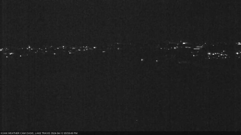 Lake Travis webcam, April 12, 2024 10:00 PM CT
