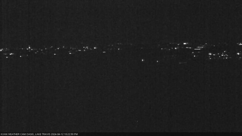 Lake Travis webcam, April 12, 2024 10:25 PM CT