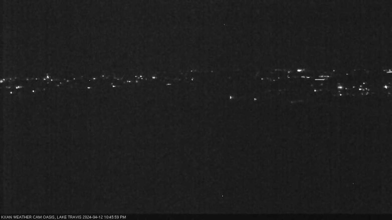 Lake Travis webcam, April 12, 2024 10:45 PM CT