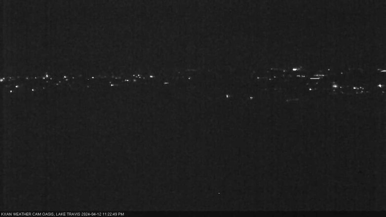Lake Travis webcam, April 12, 2024 11:25 PM CT