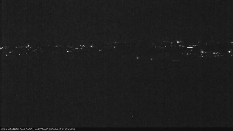 Lake Travis webcam, April 12, 2024 11:45 PM CT
