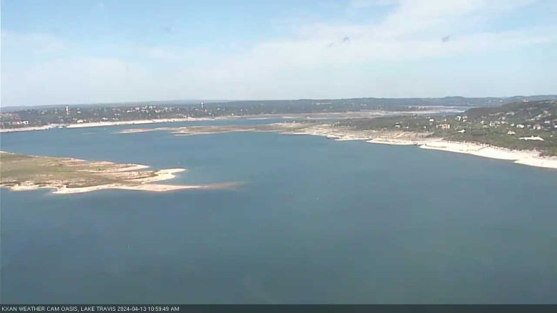 Lake Travis webcam, April 13, 2024 11:00 AM CT