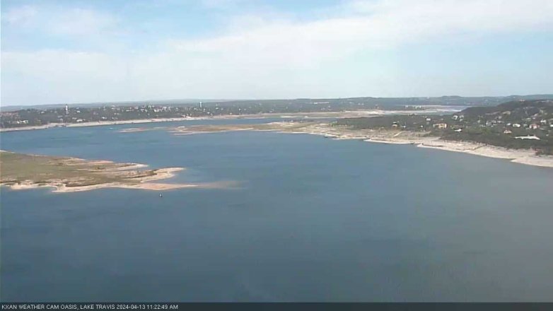 Lake Travis webcam, April 13, 2024 11:25 AM CT