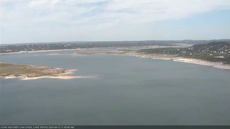 Lake Travis webcam, April 13, 2024 11:45 AM CT