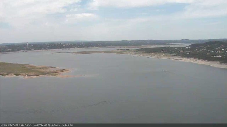 Lake Travis webcam, April 13, 2024 12:45 PM CT