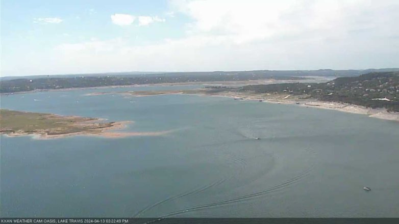 Lake Travis webcam, April 13, 2024 3:25 PM CT