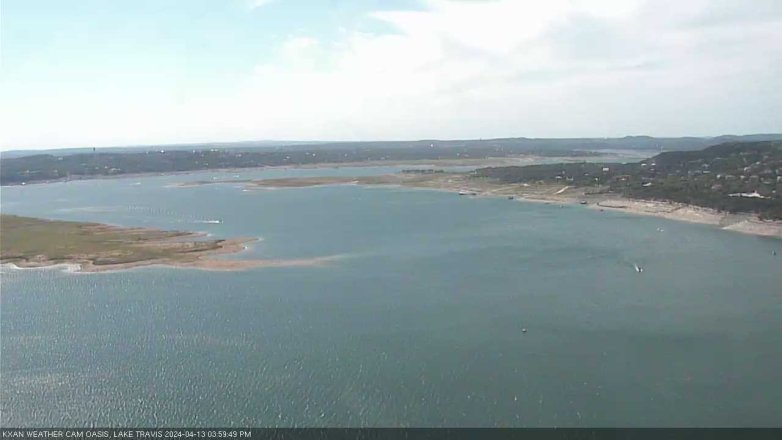 Lake Travis webcam, April 13, 2024 4:00 PM CT