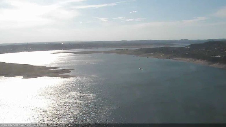 Lake Travis webcam, April 13, 2024 5:25 PM CT