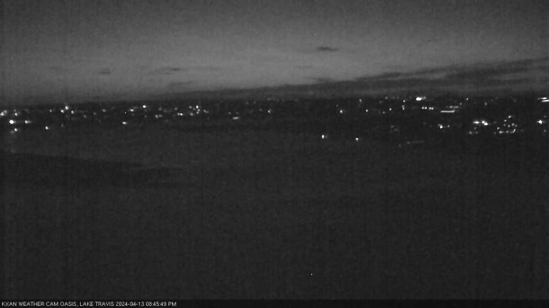 Lake Travis webcam, April 13, 2024 8:45 PM CT