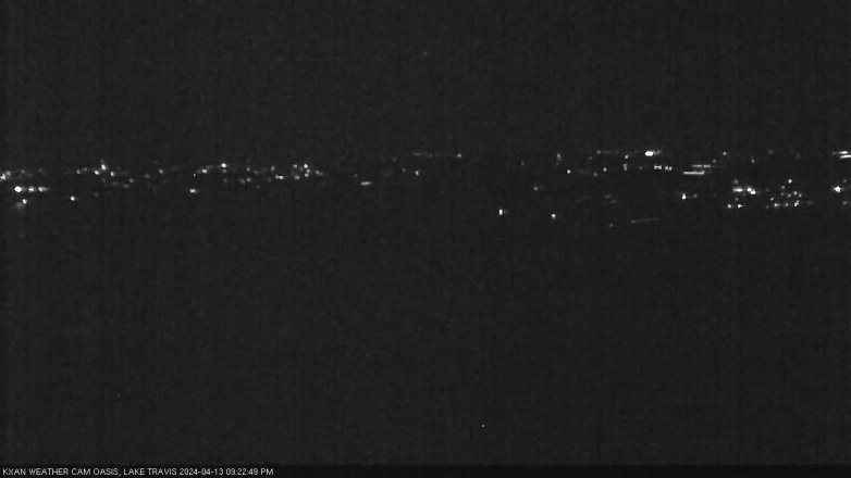 Lake Travis webcam, April 13, 2024 9:25 PM CT