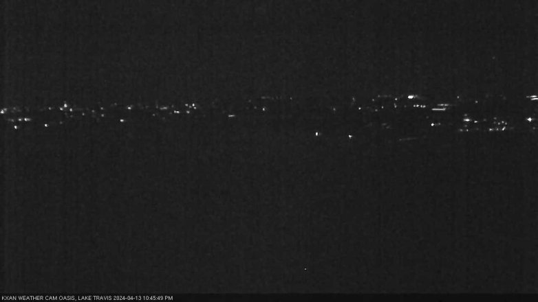 Lake Travis webcam, April 13, 2024 10:45 PM CT