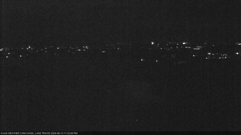 Lake Travis webcam, April 13, 2024 11:25 PM CT