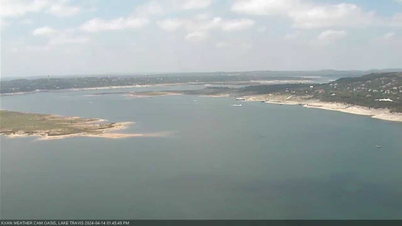 Lake Travis webcam, April 14, 2024 1:45 PM CT