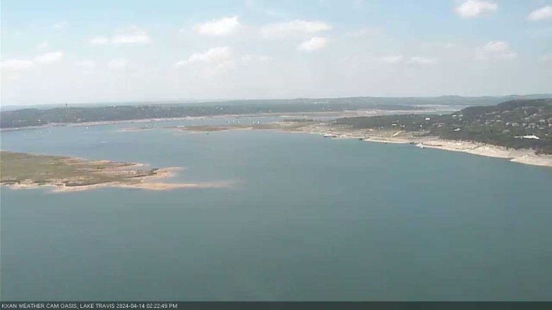 Lake Travis webcam, April 14, 2024 2:25 PM CT
