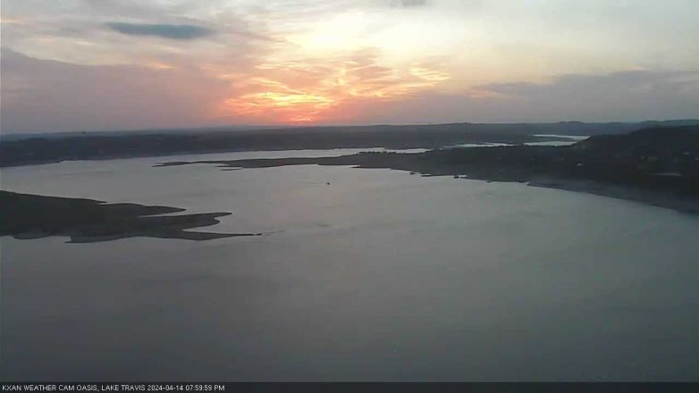 Lake Travis webcam, April 14, 2024 8:00 PM CT