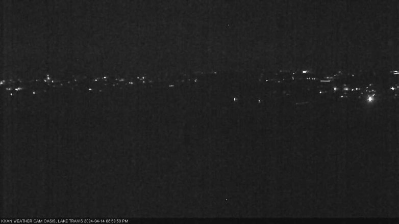 Lake Travis webcam, April 14, 2024 9:00 PM CT