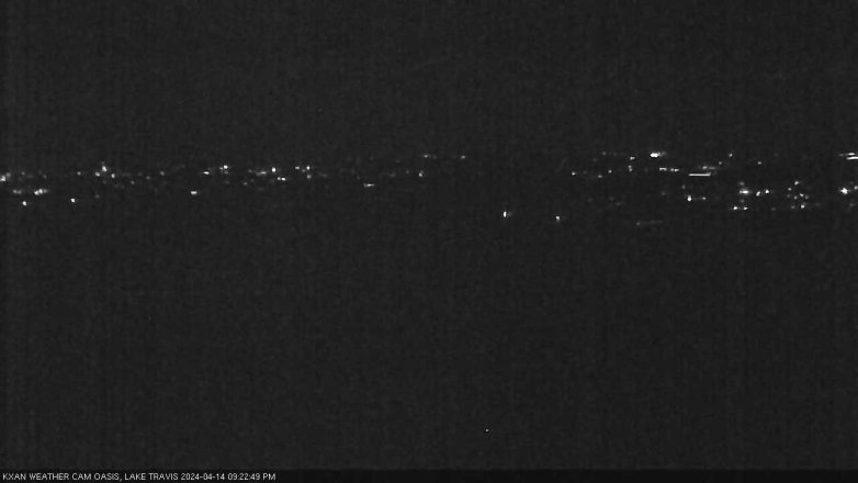 Lake Travis webcam, April 14, 2024 9:25 PM CT