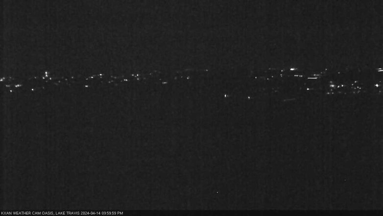 Lake Travis webcam, April 14, 2024 10:00 PM CT