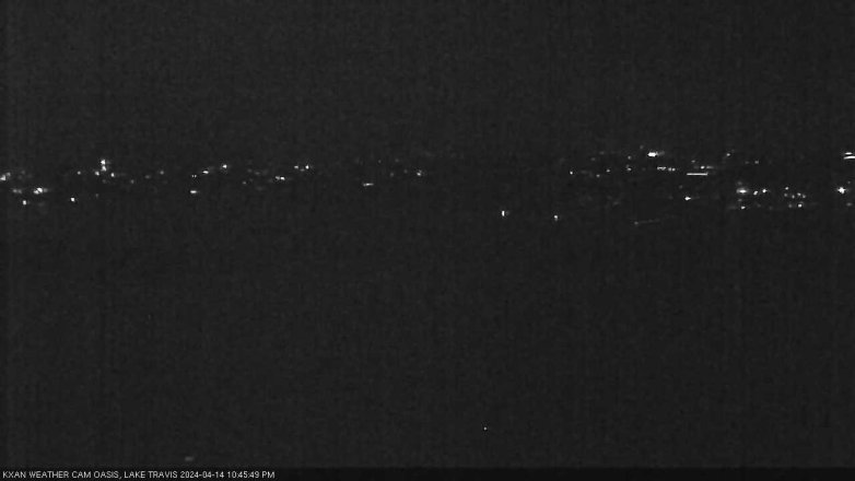 Lake Travis webcam, April 14, 2024 10:45 PM CT