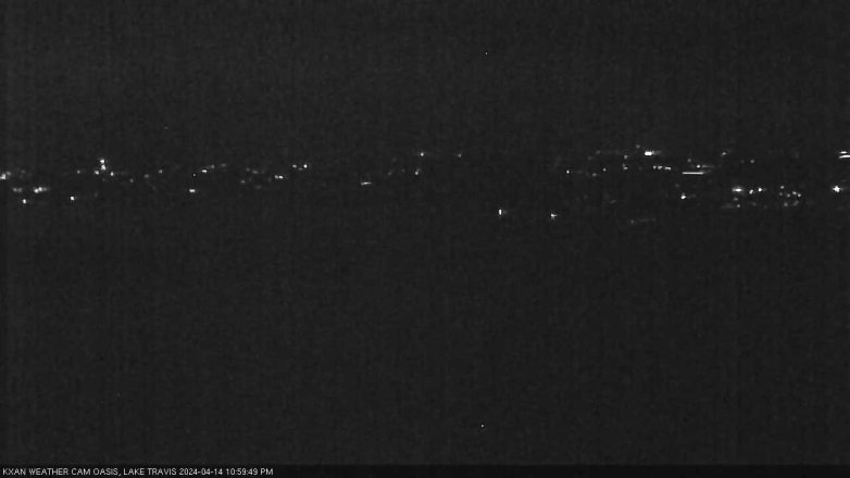 Lake Travis webcam, April 14, 2024 11:00 PM CT