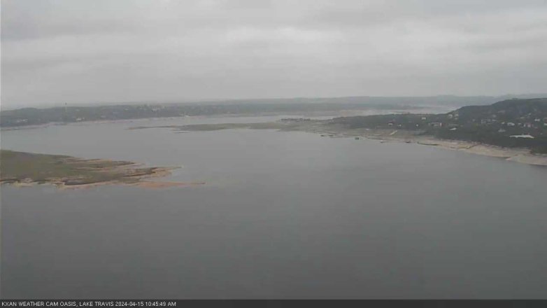 Lake Travis webcam, April 15, 2024 10:45 AM CT