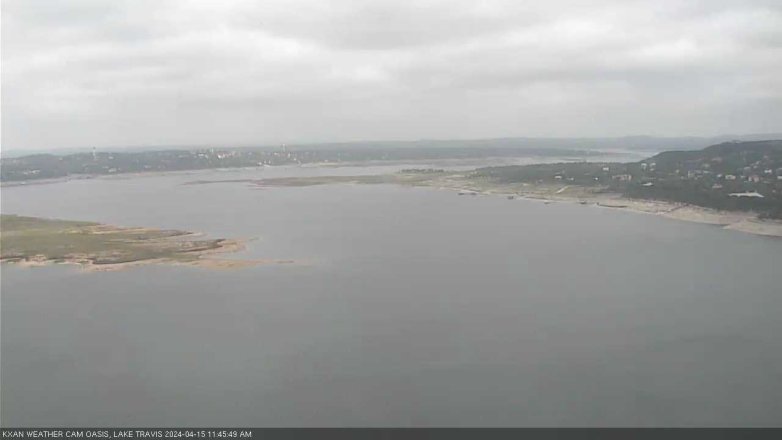 Lake Travis webcam, April 15, 2024 11:45 AM CT