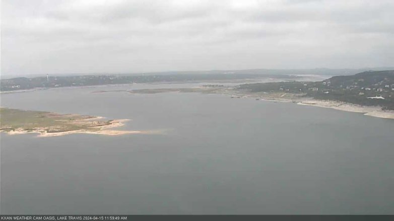 Lake Travis webcam, April 15, 2024 12:00 PM CT