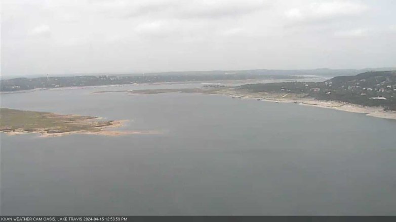 Lake Travis webcam, April 15, 2024 1:00 PM CT
