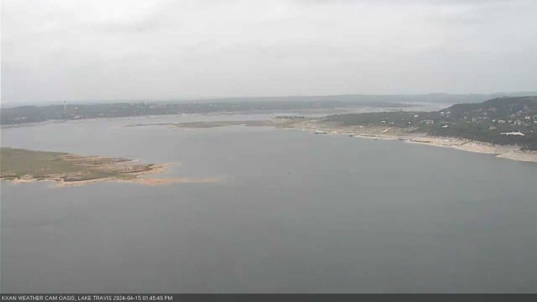 Lake Travis webcam, April 15, 2024 1:45 PM CT