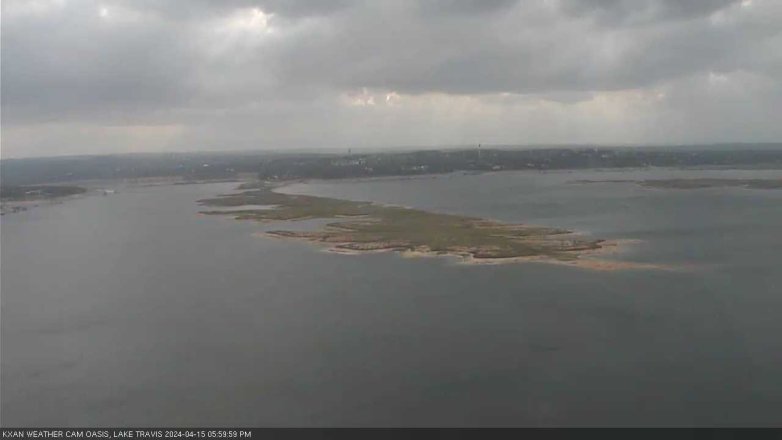 Lake Travis webcam, April 15, 2024 6:00 PM CT
