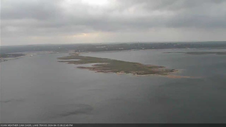Lake Travis webcam, April 15, 2024 6:25 PM CT