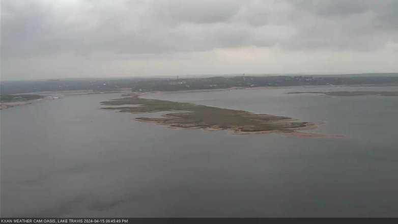 Lake Travis webcam, April 15, 2024 6:45 PM CT