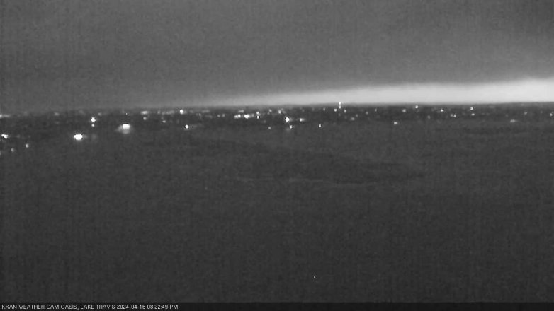 Lake Travis webcam, April 15, 2024 8:25 PM CT
